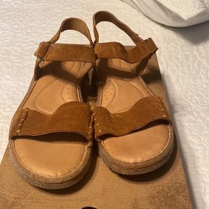 Born Brown Suede Sandal